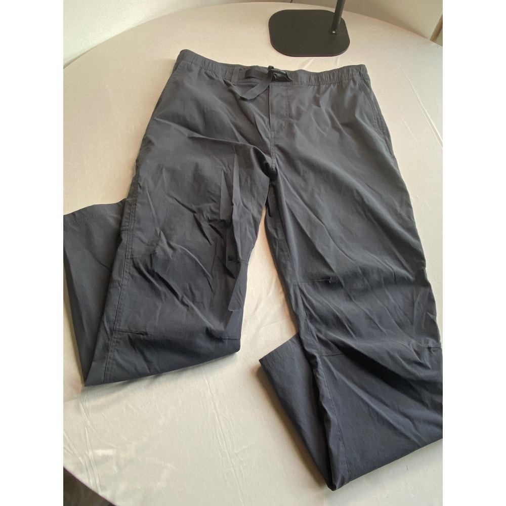 Merrell Mens Hiking Cargo Pants Gray Integrated Belt Outdoor Utility Size 36